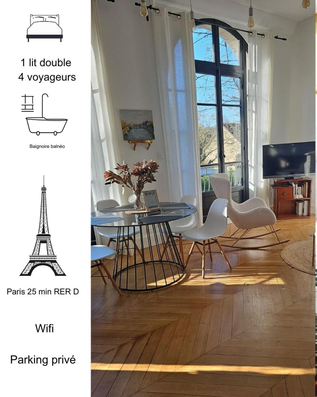 Apartament L'Ile Des Prevots Crosne Zewnętrze zdjęcie