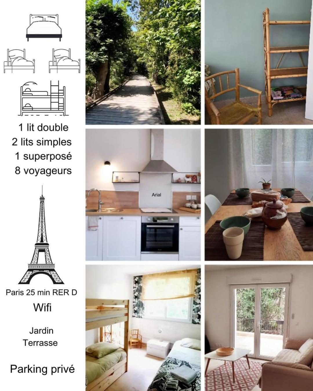 Apartament L'Ile Des Prevots Crosne Zewnętrze zdjęcie